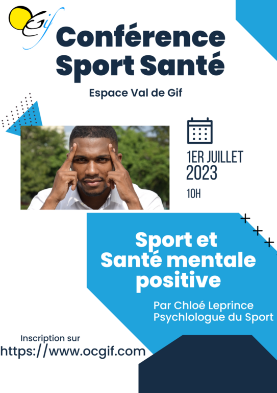 Conférence Sport Santé - Sport et Santé mentale positive