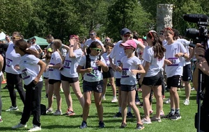 Echauffement de la color run