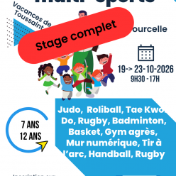 Stage omnisports Toussaint 2026